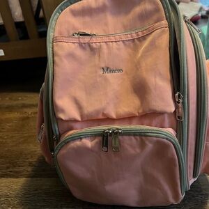 Mancro Pink Diaper Bag